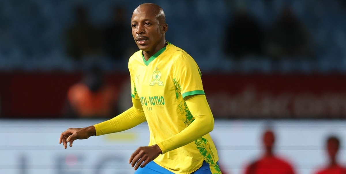 Khuliso Mudau of Mamelodi Sundowns during the Betway Premiership 2025/26 match between Mamelodi Sundowns and Esperance at Loftus Versfeld Stadium in Pretoria on 17 April 2026 ©Samuel ShivambuBackpagePix
