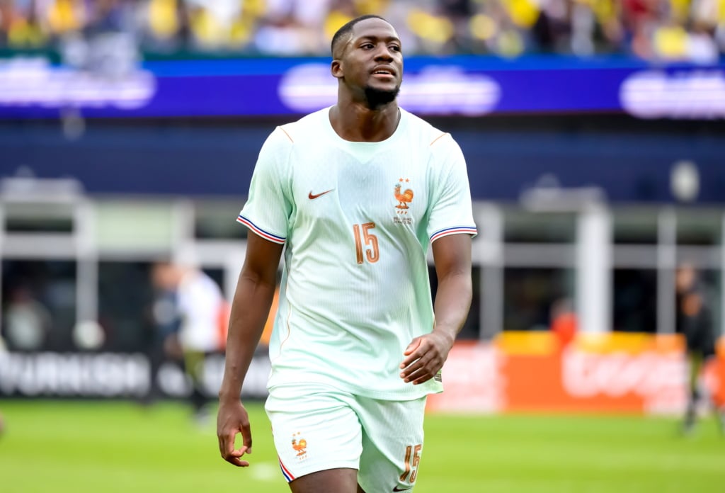 Ibrahima Konate of France looks on during the international friendly match between Brazil and France in Foxborough, Massachusetts, USA, 26 March 2026. EPA/ADAM RICHINS