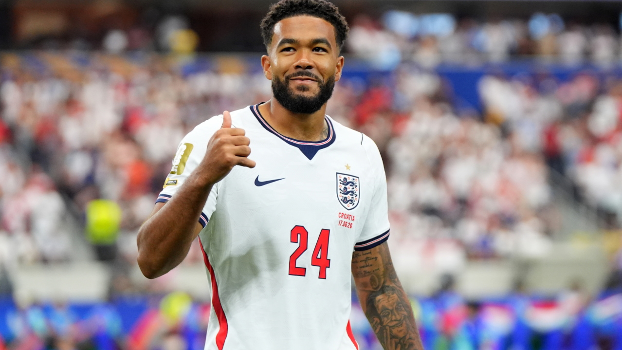 Reece James of England gestures ahead of the FIFA World Cup 2026 group stage match England against Croatia, in Dallas, Texas, USA, 17 June 2026. EPA/JEFFREY MCWHORTER