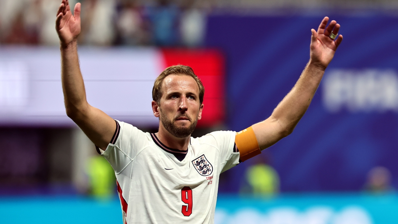 Harry Kane of England celebrates after the FIFA World Cup 2026 Round of 32 match England against Democratic Republic of Congo, in Atlanta, USA, 01 July 2026. EPA/RONALD WITTEK