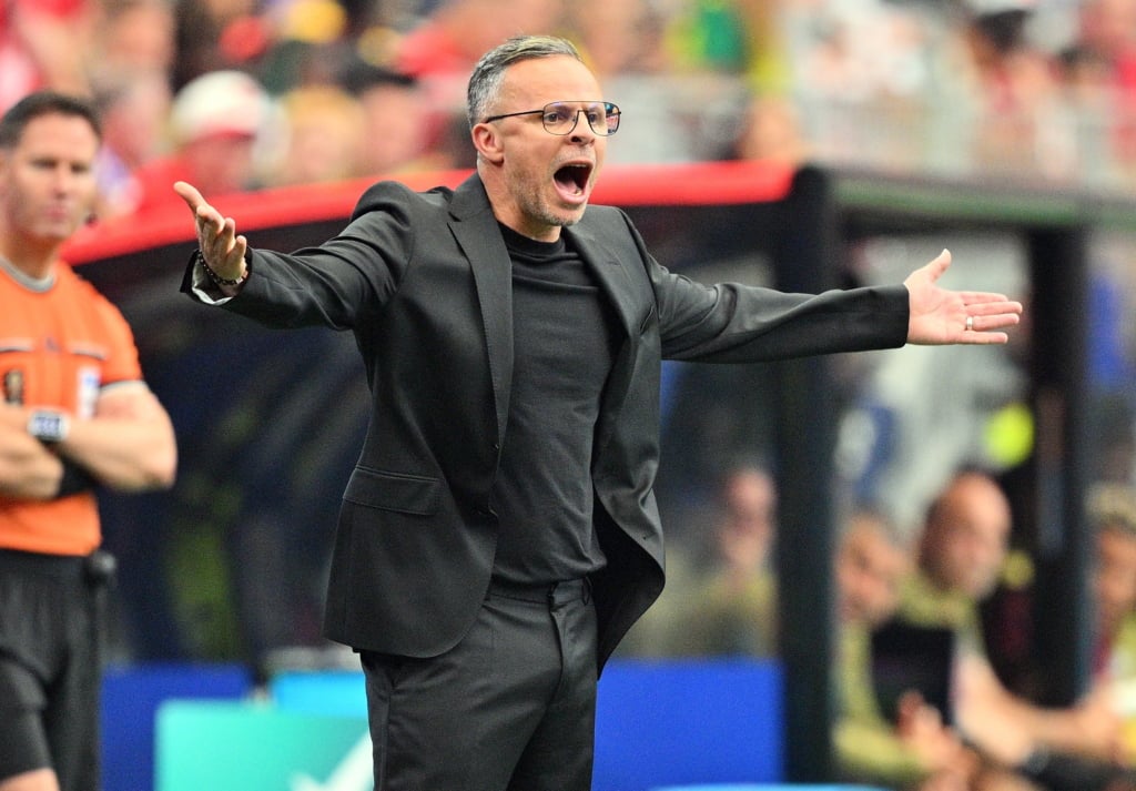 Morocco's head coach Mohamed Ouahbi during the FIFA World Cup 2026 Round of 16 match Canada against Morocco, in Houston, USA, 04 July 2026. EPA/SAM WASSON