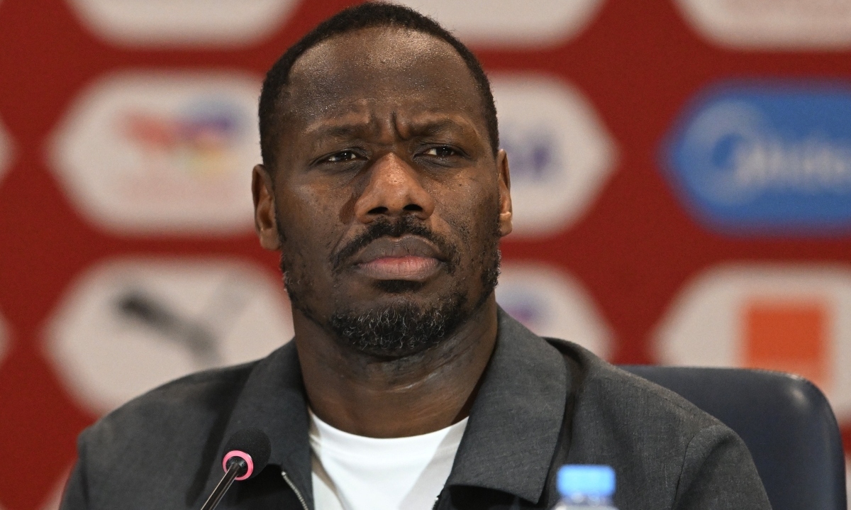 Pape Thiaw, head coach of Senegal during 2025 Africa Cup of Nations Semi Final match between Senegal and Egypt on the 14 January 2026 at Grand Stadium Tangier in Tangier ©Sydney Mahlangu/BackpagePix