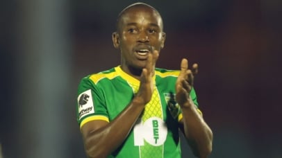 Siyanda Ndlovu of Golden Arrows reacts during the Betway Premiership 2025/26 match between Magesi FC and Golden Arrows at Seshego Stadium in Polokwane on 13 February 2026 ©Samuel ShivambuBackpagePix
