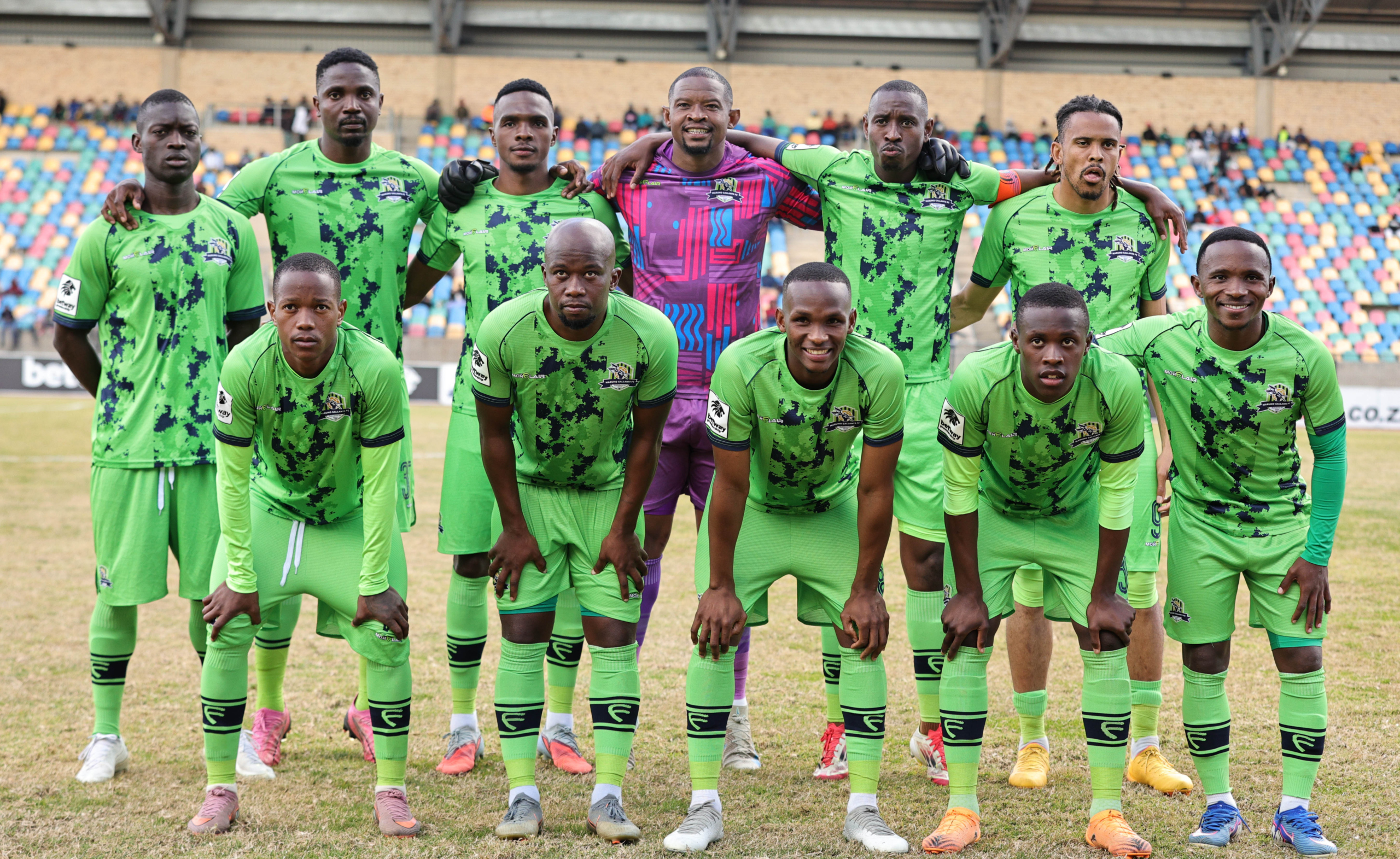 Marumo Gallants Team Picture during the Betway Premiership 2025/26 match between Marumo Gallants and Stellenbosch at Dr Molemela Stadium in Bloemfontein on 23 May 2026 ©Thabo Khumalo/BackpagePix