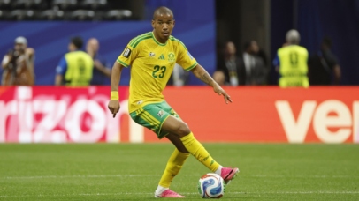 Jayden Adams of South Africa during the FIFA World Cup 2026 match between Czechia and South Africa at the Atlanta Stadium, Atlanta, America on 18 June 2026 ©Gavin Barker/BackpagePix