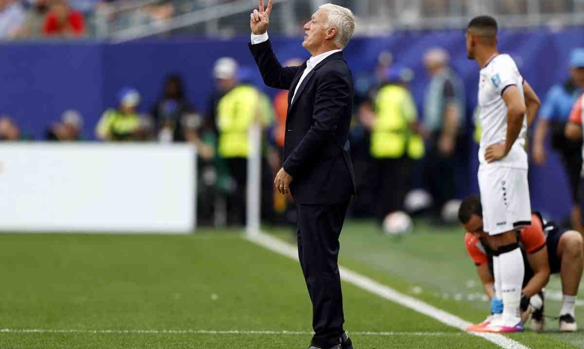 France's head coach Didier Deschamps gestures during the FIFA World Cup 2026 group stage match France against Iraq, in Philadelphia, Pennsylvania, USA, 22 June 2026. EPA/WILL OLIVER