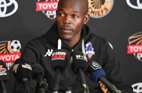 Knowledge Musona of Scottland FC during the 2026 Toyota Cup Kaizer Chiefs and Scottland FC Press Conference at Chiefs Village in Johannesburg on 24 July 2026 © Alche Greeff/BackpagePix