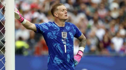 Goalkeeper Jordan Pickford of England looks on during the FIFA World Cup 2026 group stage match England against Ghana, in Boston, Massachusetts, USA, 23 June 2026. EPA/GREG M. COOPER