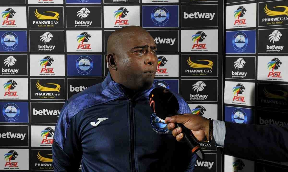 Ronnie Gabriel co coach of Richards Bay FC during the Betway Premiership 2025/26 match between Richards Bay FC and Mamelodi Sundowns at Umhlathuze Sports Complex on the 26 April 2026 in Richards Bay ©Sydney Mahlangu BackpagePix