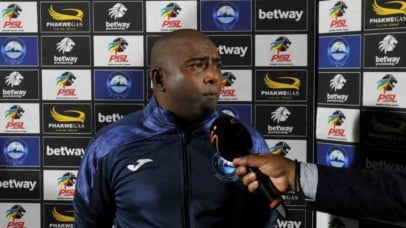 Ronnie Gabriel co coach of Richards Bay FC during the Betway Premiership 2025/26 match between Richards Bay FC and Mamelodi Sundowns at Umhlathuze Sports Complex on the 26 April 2026 in Richards Bay ©Sydney Mahlangu BackpagePix