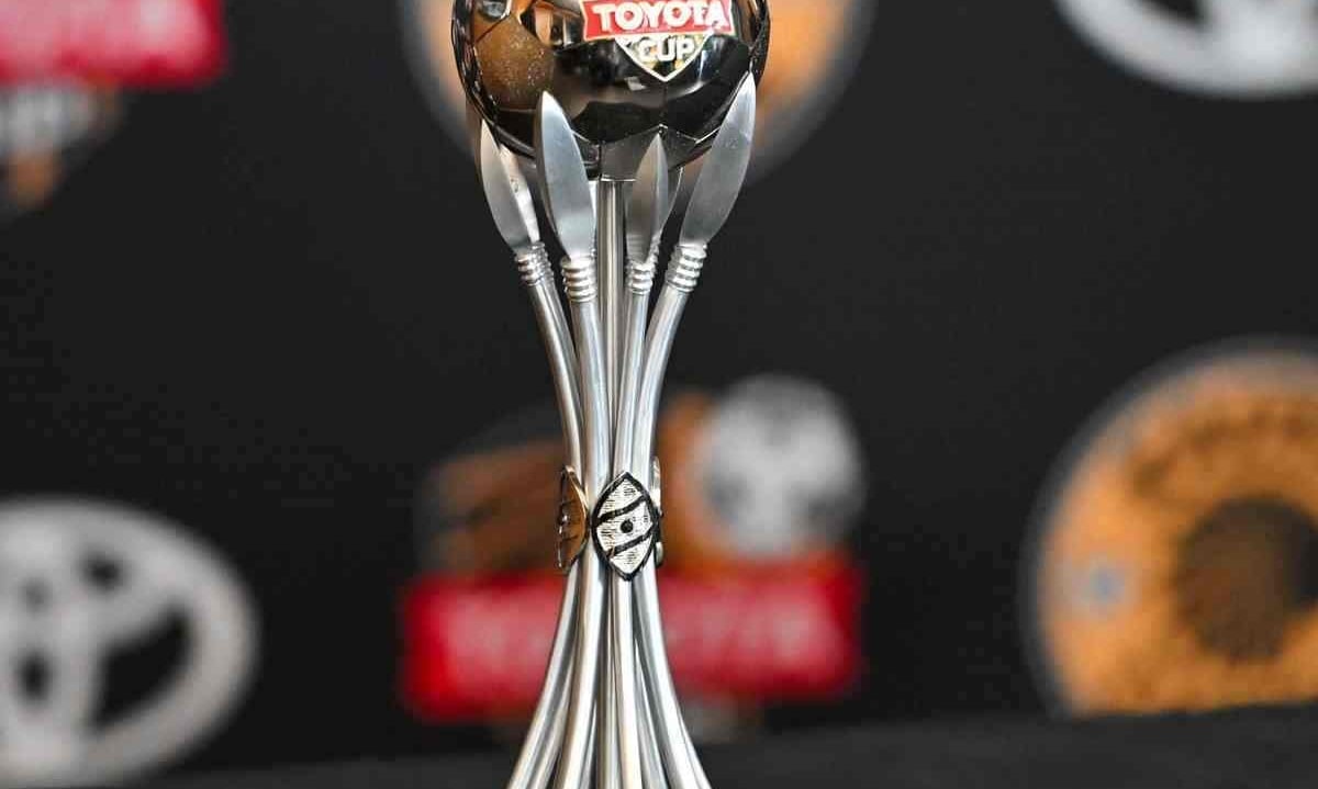 Trophy during the 2026 Toyota Cup Kaizer Chiefs and Scottland FC Press Conference at Chiefs Village in Johannesburg on 24 July 2026 © Alche Greeff/BackpagePix