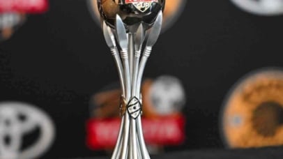 Trophy during the 2026 Toyota Cup Kaizer Chiefs and Scottland FC Press Conference at Chiefs Village in Johannesburg on 24 July 2026 © Alche Greeff/BackpagePix