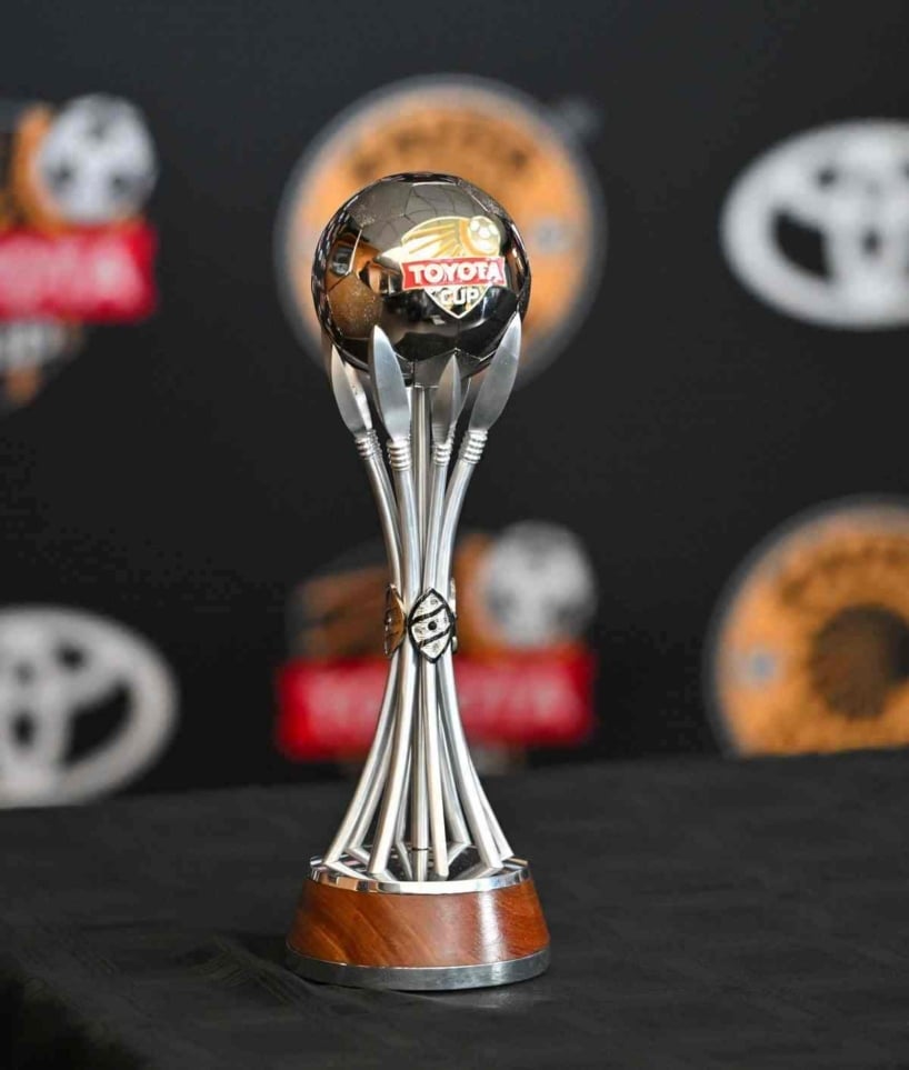 Trophy during the 2026 Toyota Cup Kaizer Chiefs and Scottland FC Press Conference at Chiefs Village in Johannesburg on 24 July 2026 © Alche Greeff/BackpagePix