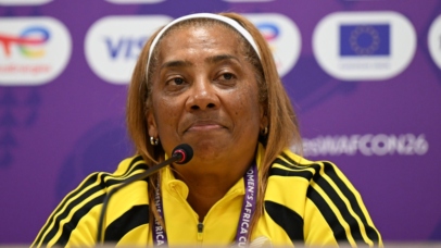 Dr Desiree Ellis coach of South Africa during the Women's Africa Cup Of Nations South Africa Press Conference on the 26 July 2026 at Labi Zaouli Stadium in Casablanca ©Sydney Mahlangu BackpagePix