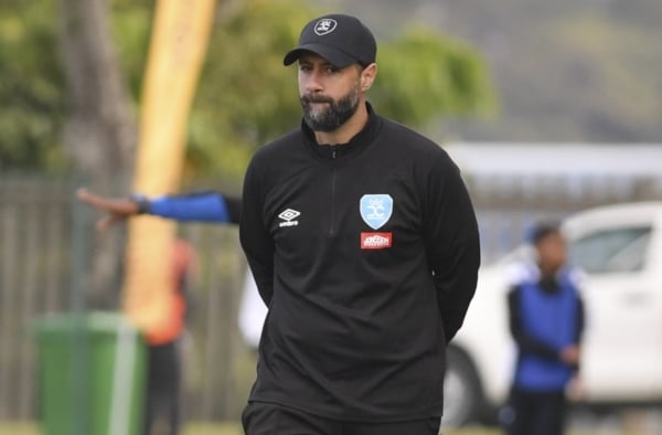 Ben Youssef Khalil, Durban City Head Coach during the KZN Premiers Cup 2026 match between Durban City and Richards Bay at Sugar Ray Xulu Stadium in Durban on 25 July 2026 ©Phakamisa Lensman/Backpagepix