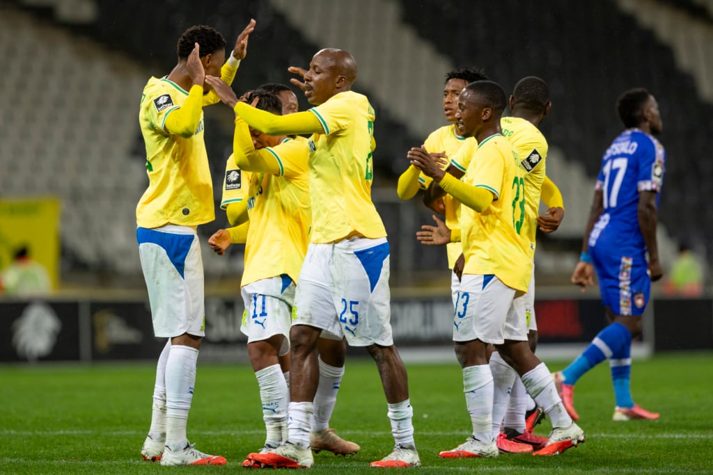 during the Betway Premiership 2026/27 game between TS Galaxy and Mamelodi Sundowns at Mbombela Stadium in Mpumalanga on 11 August 2026 © Jana Kotze/BackpagePix
