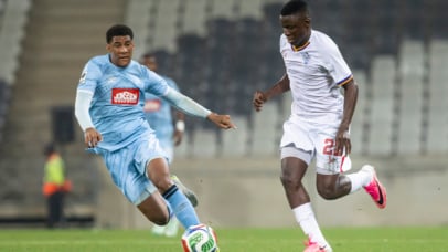 Khethukuthula Ndlovu of Kruger United FC during the Betway Premiership 2026/27 game between Kruger United and Durban City at Mbombela Stadium in Mpumalanga on 25 August 2026 © Jana Kotze/BackpagePix