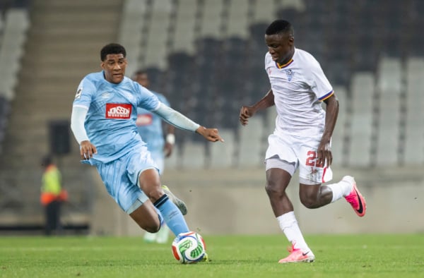 Khethukuthula Ndlovu of Kruger United FC during the Betway Premiership 2026/27 game between Kruger United and Durban City at Mbombela Stadium in Mpumalanga on 25 August 2026 © Jana Kotze/BackpagePix