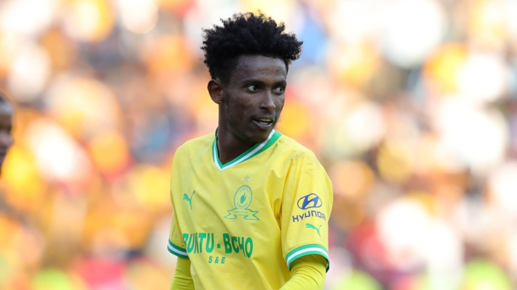 Abubeker Nasir Ahmed of Mamelodi Sundowns during the DStv Premiership 2022/23 match between Mamelodi Sundowns and Kaizer Chiefs at Loftus Versfeld Stadiuml, in Pretoria on the 13 August 2022 ©Samuel Shivambu/BackpagePix