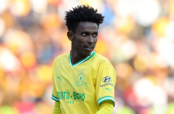 Abubeker Nasir Ahmed of Mamelodi Sundowns during the DStv Premiership 2022/23 match between Mamelodi Sundowns and Kaizer Chiefs at Loftus Versfeld Stadiuml, in Pretoria on the 13 August 2022 ©Samuel Shivambu/BackpagePix