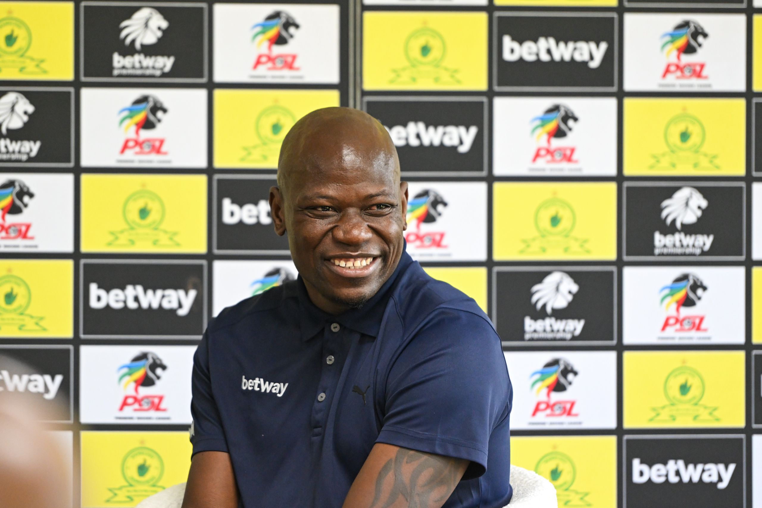 Hlompo Kekana, Betway Ambassador during the Betway Premiership 2025/26 Mamelodi Sundowns Press Conference at Chloorkop in Johannesburg on 30 October 2025 ©Nokwanda Zondi/BackpagePix