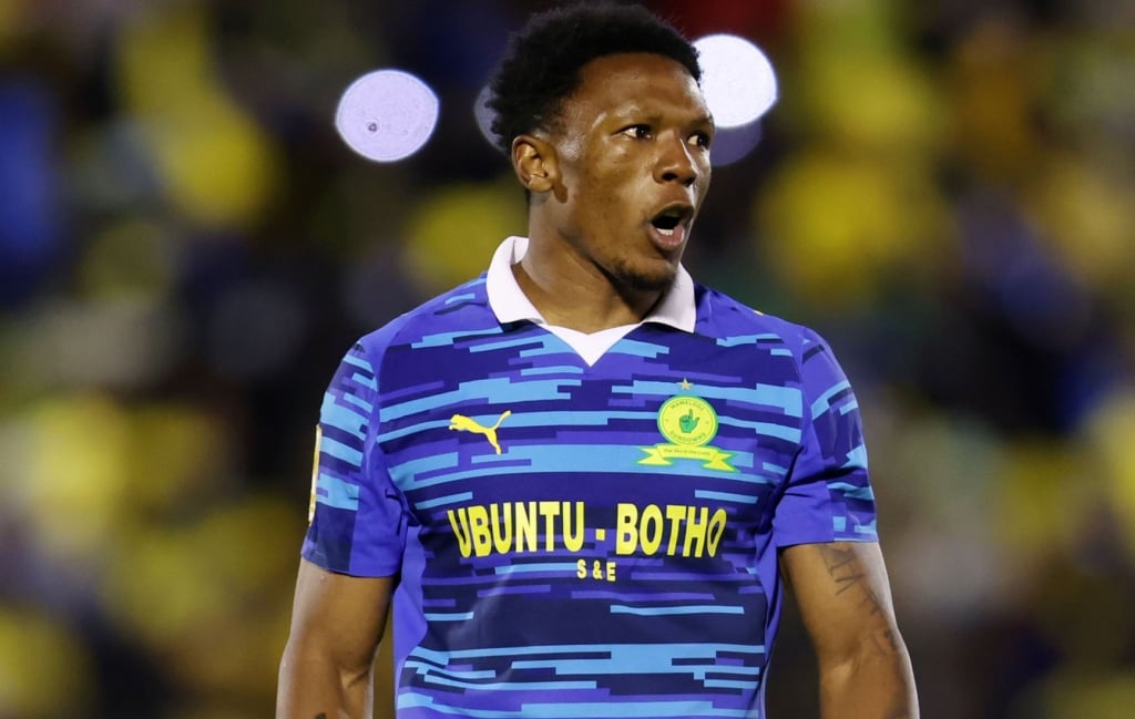 Lebo Mothiba of Mamelodi Sundowns during the Betway Premiership 2025/26 match between Polokwane City and Mamelodi Sundowns at Seshego Stadium, Seshego on the 29 April 2026 ©Muzi Ntombela/BackpagePix
