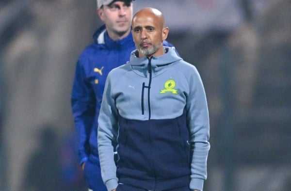 Miguel Cardoso, head coach of Mamelodi Sundowns during the 2026 Redbull Diski Last Namba match between Mamelodi Sundowns and RB Leipzig at Lucas Moripe Stadium in Pretoria on 29 May 2026 © Alche Greeff/BackpagePix