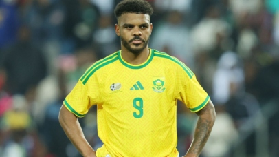 Foster Lyle of South Africa reacts during the International Friendly match between South Africa and Nicaragua at Orlando Amstel Arena, Soweto on the 29 May 2026 ©Muzi Ntombela/BackpagePix
