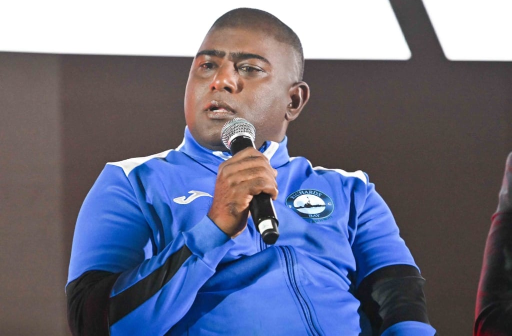 Ronnie Gabriel, head coach of Richards Bay during the Betway Premiership 2026/27 Launch at The Venue in Houghton on 29 July 2026 ©Alche Greeff/BackpagePix