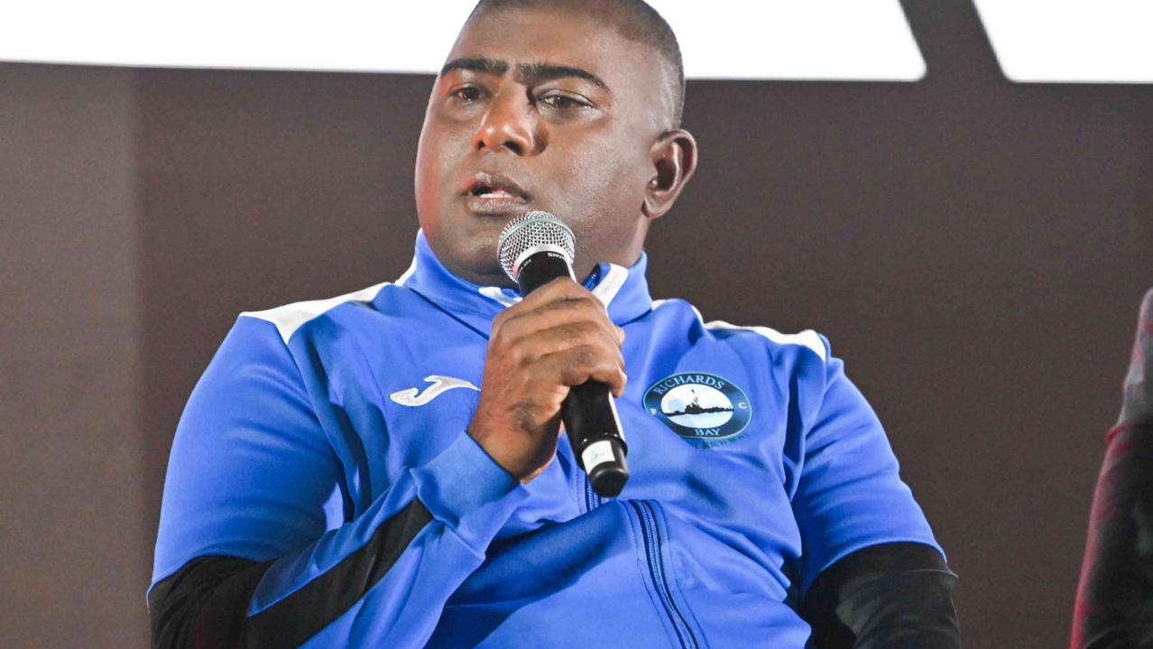 Ronnie Gabriel, head coach of Richards Bay during the Betway Premiership 2026/27 Launch at The Venue in Houghton on 29 July 2026 ©Alche Greeff/BackpagePix