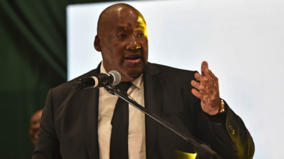 Minister of Sports, Arts and Culture of South Africa, Gayton McKenzie during Jayden Adams Funeral at the Coetzenburg Centre in Stellenbosch on 25 July 2026 © Ryan Wilkisky/BackpagePix