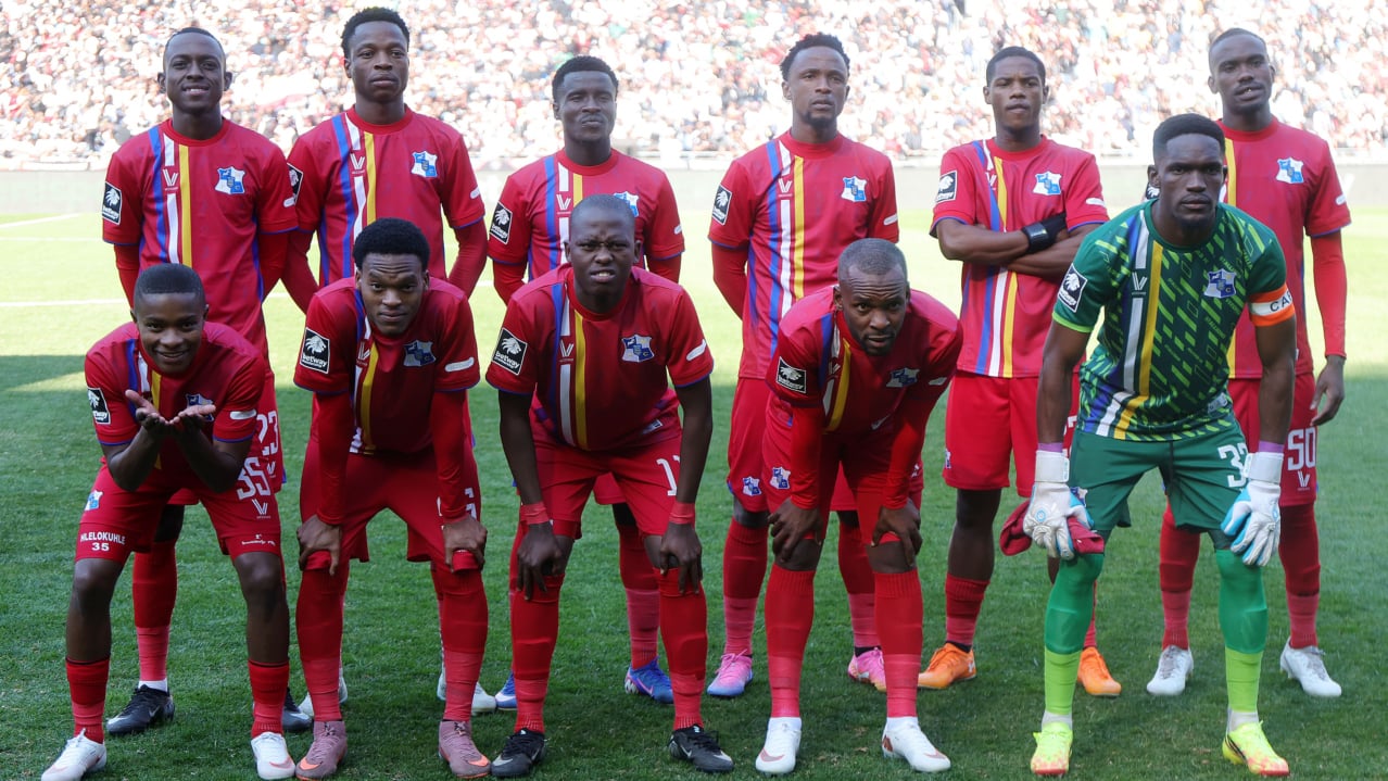 Milford FC Team Picture (Back l-r) Thobani Bhengu, Bhekani Mthiyane, Menzi Chili, Olwethu Cele and Khanyisani Radebe, (Front l-r) Thabana Mabena, Cebolenkosi Mthwethwa, Mvelo Zikakayo, Khanyisani Radebe and Siphamandla Hleza during Betway Premiership 2026/27 match between Orlando Pirates and Milford FC at Orlando Amstel Arena in Johannesburg, on 01 August 2026 ©Samuel Shivambu/BackpagePix