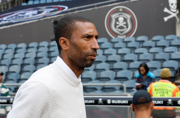 Abdeslami Ouaddou, head coach of Orlando Pirates during the MTN8 2026 football match between Orlando Pirates and Durban City at Orlando Stadium, Soweto on 08 August 2026 @Gavin Barker/BackpagePix