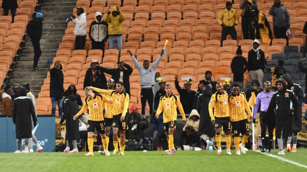 Luke Baartman of Kaizer Chiefs celebrates goal with team mates during the Betway Premiership 2026/27 match between Kaizer Chiefs and Sekhukhune United at FNB Stadium in Johannesburg on 12 August 2026 ©Phakamisa Lensman/Backpagepix