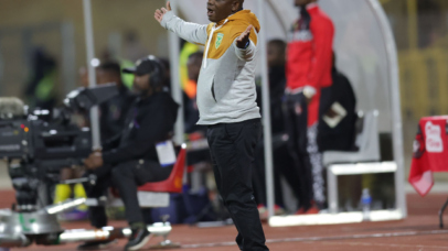 Pitso Dladla, coach of Golden Arrows reacts during Betway Premiership 2026/27 match between TS Galaxy and Golden Arrows at Solomon Mahlangu Stadium in Mpumalanga, on 16 August 2026 ©Samuel Shivambu/BackpagePix