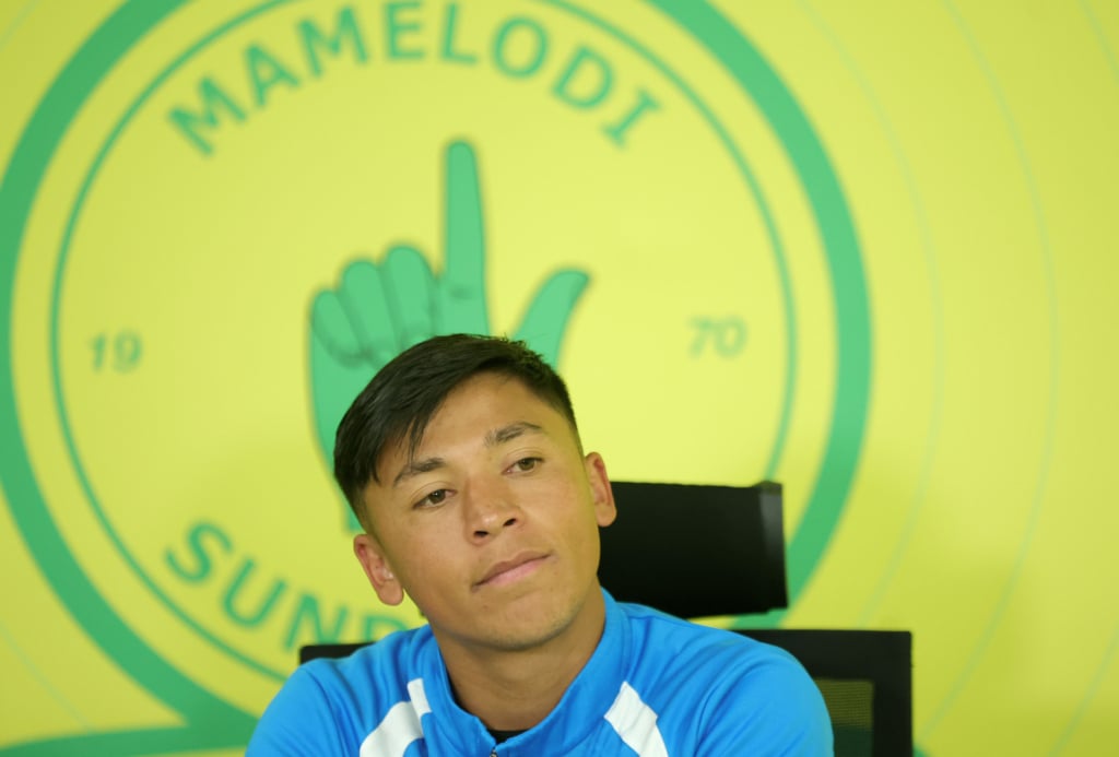 Marcelo Allende of Mamelodi Sundowns during Betway Premiership 2026/27 Mamelodi Sundowns press conference at Chloorkop in Midranda, on 17 August 2026 ©Samuel Shivambu/BackpagePix