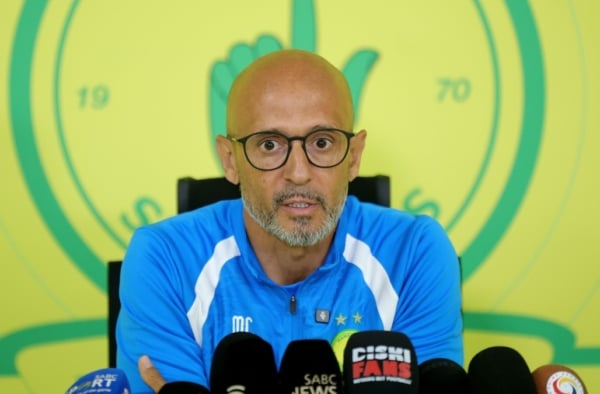 Miguel Cardoso, Head coach of Mamelodi Sundowns during Betway Premiership 2026/27 Mamelodi Sundowns press conference at Chloorkop in Midranda, on 17 August 2026 ©Samuel Shivambu/BackpagePix