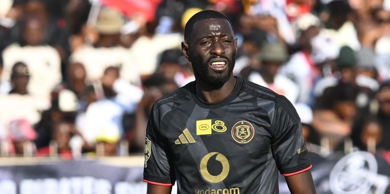 Deon Hotto of Orlando Pirates during the 2026 MTN8 Semi Final 1sr Leg match between Sekhukhune United FC and Orlando Pirates FC at Old Peter Mokaba Stadium in Polokwane on 22 August 2026 ©Sydney Mahlangu/BackpagePix