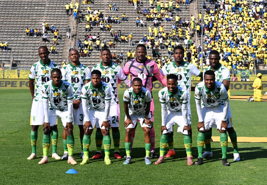 Golden Arrows Team Picture during the 2026 MTN8 Semi Final 1sr Leg match between Mamelodi Sundowns and Golden Arrows at Lucas Moripe Stadium in Atteridgeville on 23 August 2026 ©Sydney Mahlangu/BackpagePix