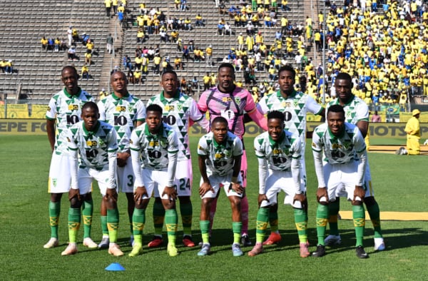 Golden Arrows Team Picture during the 2026 MTN8 Semi Final 1sr Leg match between Mamelodi Sundowns and Golden Arrows at Lucas Moripe Stadium in Atteridgeville on 23 August 2026 ©Sydney Mahlangu/BackpagePix