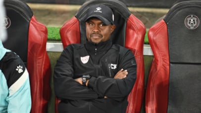 Cedric Kaze, Sekhukhune United Head Coach during Betway Premiership 2026/27 match between Orlando Pirates and Sekhukhune United at Orlando Amstel Arena in Soweto on 25 August 2026 ©Phakamisa Lensman/Backpagepix