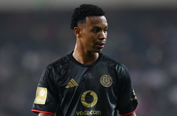 Boitumelo Radiopane of Orlando Pirates during the Betway Premiership 2026/27 match between Orlando Pirates and Sekhukhune United FC at Orlando Amstel Arena in Soweto on 25 August 2026 ©Sydney Mahlangu/BackpagePix