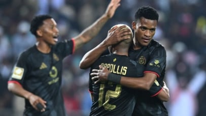 Odswin Appollis of Orlando Pirates celebrates goal during the Betway Premiership 2026/27 match between Orlando Pirates and Sekhukhune United FC at Orlando Amstel Arena in Soweto on 25 August 2026 ©Sydney Mahlangu/BackpagePix