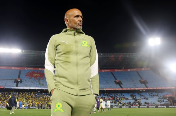 Miguel Cardoso, coach of Mamelodi Sundowns during the Betway Premiership 2026/27 match between Mamelodi Sundowns and AmaZulu at Loftus Versfeld Stadium in Pretoria on 26 August 2026 ©Muzi Ntombela/BackpagePix