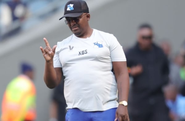 Xanti Pupuma, caoch of Milford FC reacts during Betway Premiership 2026/27 match between Orlando Pirates and Milford FC at Orlando Amstel Arena in Johannesburg, on 01 August 2026 ©Samuel Shivambu/BackpagePix