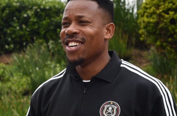 Happy Jele during the Orlando Pirates Black Friday at Orlando Stadium, in Soweto on 28 November 2025 ©Phakamisa Lensman/BackpagePix