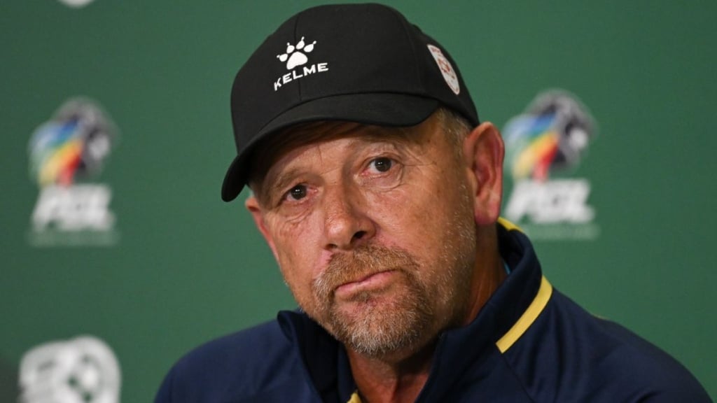 Eric Tinkler, head coach of Sekhukhune United during the 2026 Nedbank Cup Gauteng Press Conference at Nedbank Headquarters in Sandton, Johannesburg on 5 March 2026 ©Nokwanda Zondi/BackpagePix