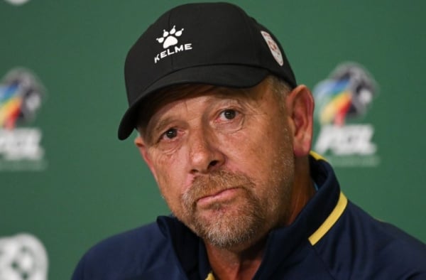 Eric Tinkler, head coach of Sekhukhune United during the 2026 Nedbank Cup Gauteng Press Conference at Nedbank Headquarters in Sandton, Johannesburg on 5 March 2026 ©Nokwanda Zondi/BackpagePix