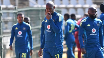 Evidence Makgopa of Orlando Pirates during the Betway Premiership 2026/27 Orlando Pirates Media Open Day at Rand Stadium in Johannesburg on 28 July 2026 ©Phakamisa Lensman/Backpagepix