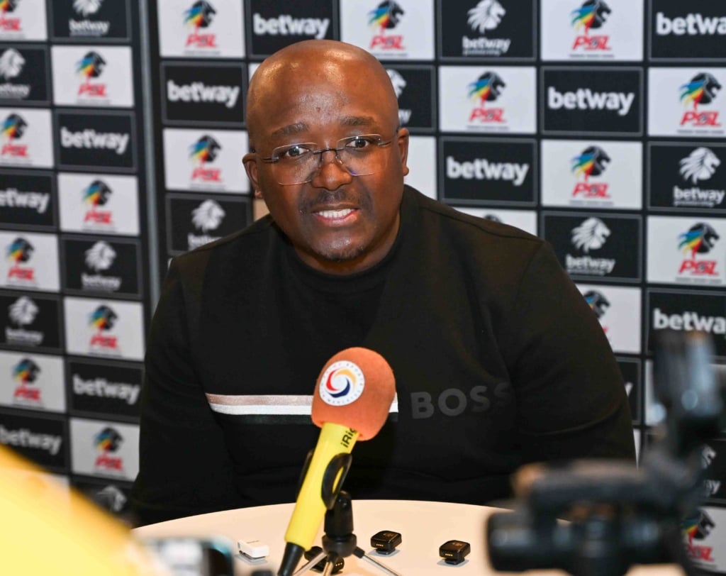 Xanti Pupuma, head coach of Milford FC during the Betway Premiership 2026/27 Launch at The Venue in Houghton on 29 July 2026 ©Alche Greeff/BackpagePix